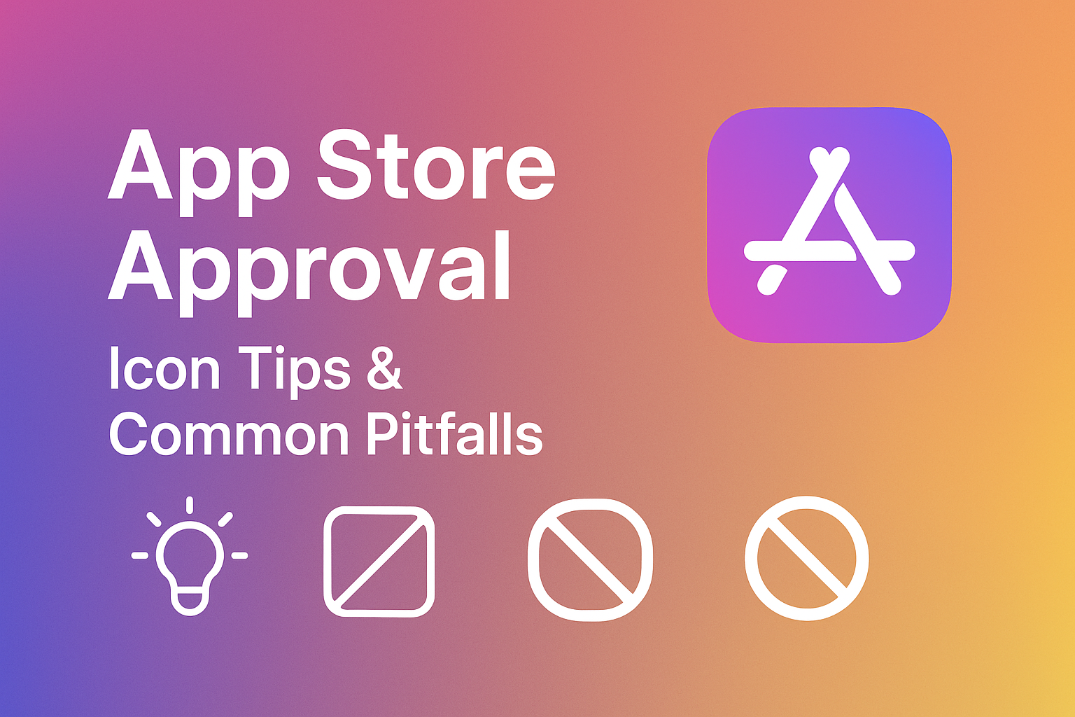 App Store Approval: Icon Tips & Common Pitfalls